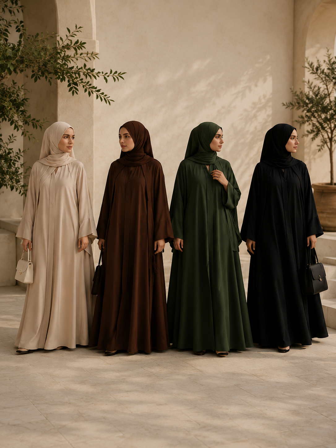 Çift Katlı Abaya Koleksiyonu