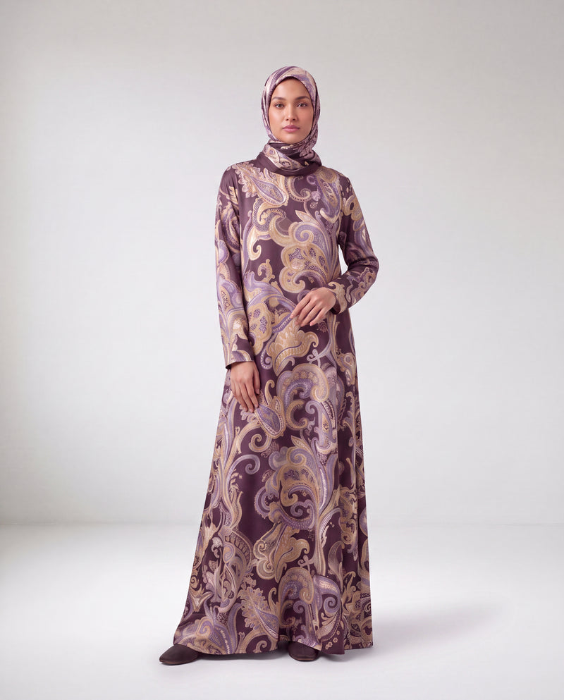 Kaftan Abaya Takım - Mocha