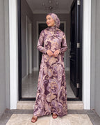 Kaftan Abaya Takım - Mocha