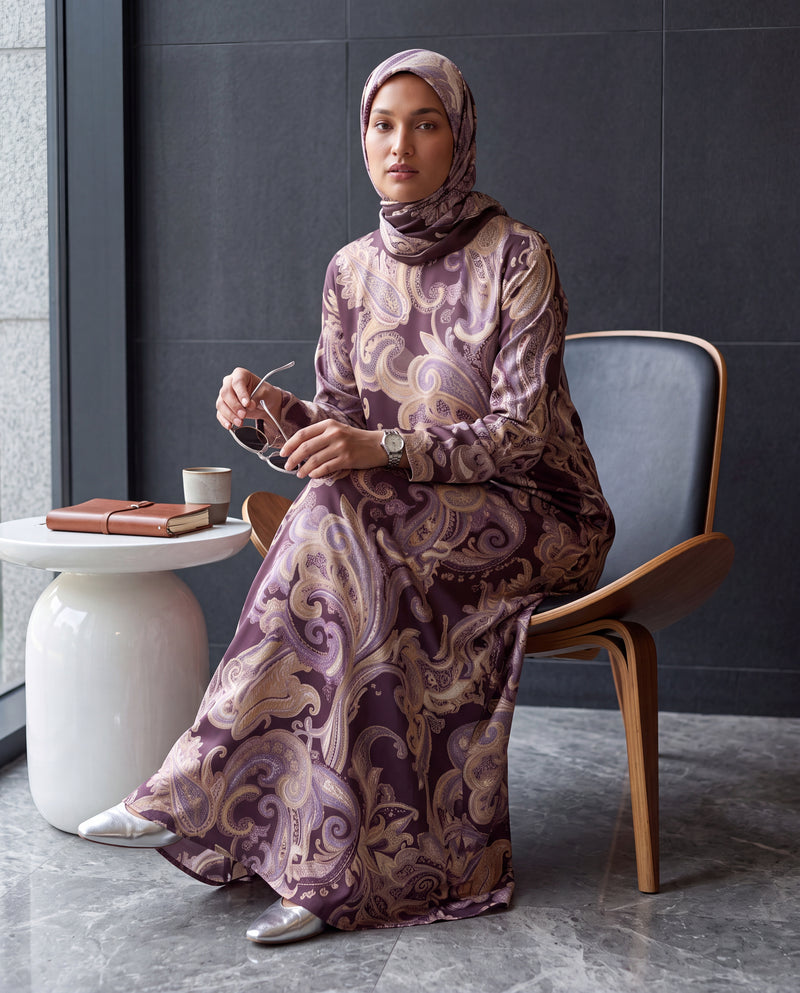 Kaftan Abaya Takım - Mocha