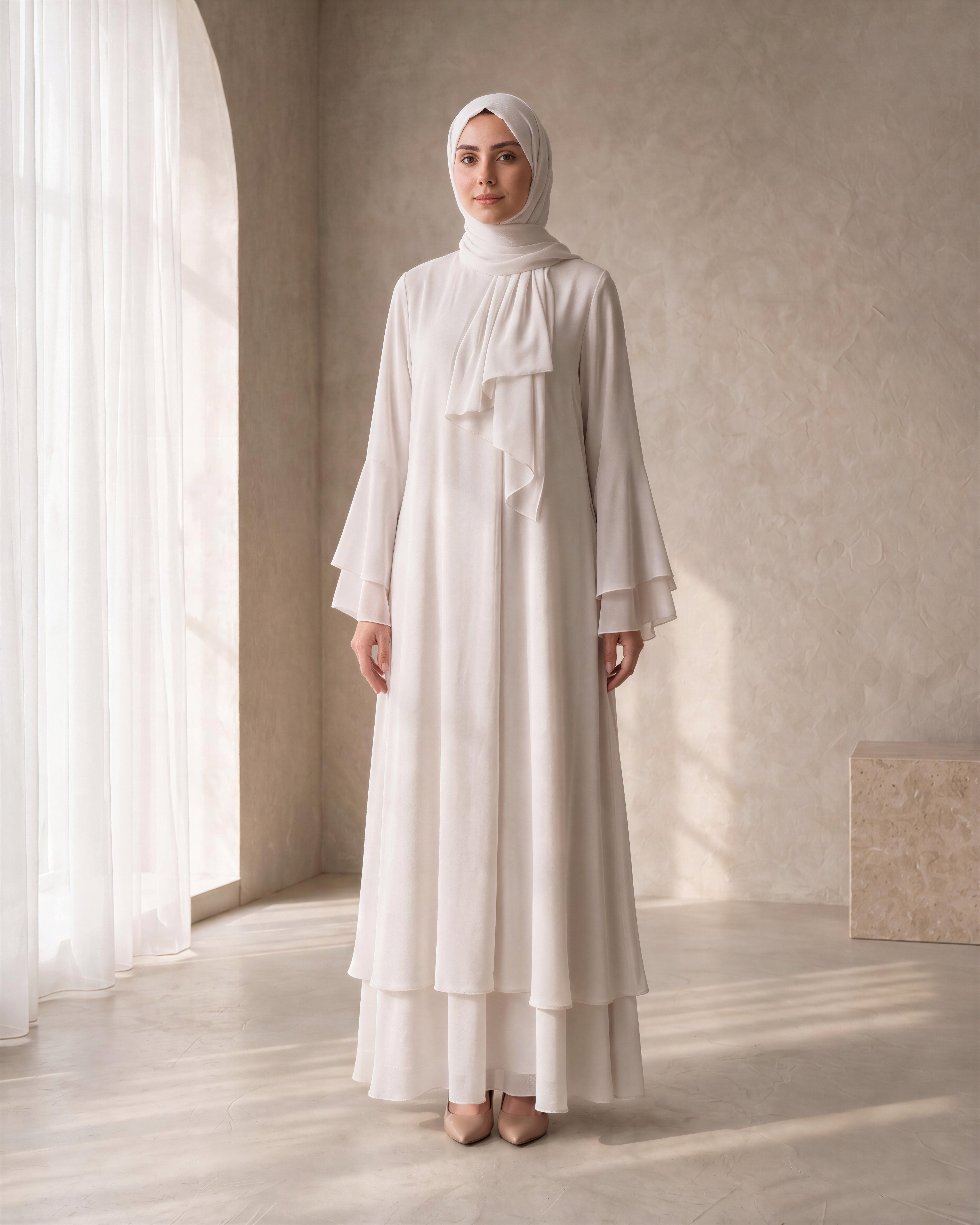 Çift Katlı Abaya