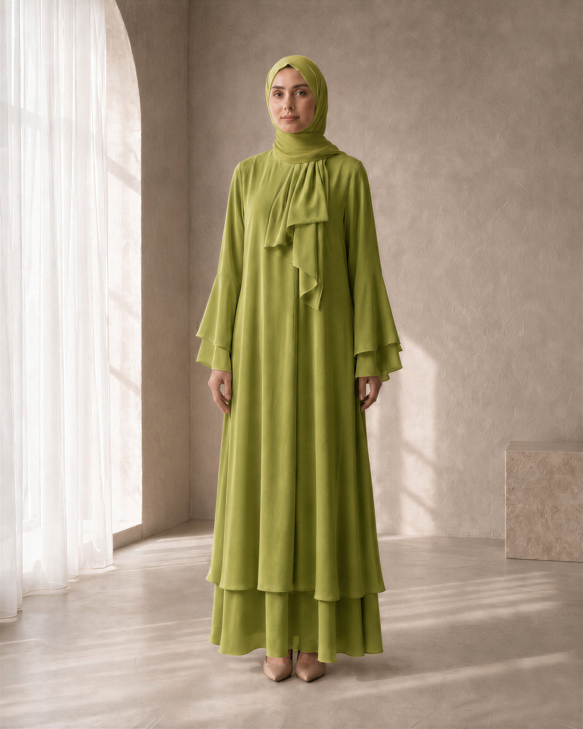 Çift Katlı Abaya