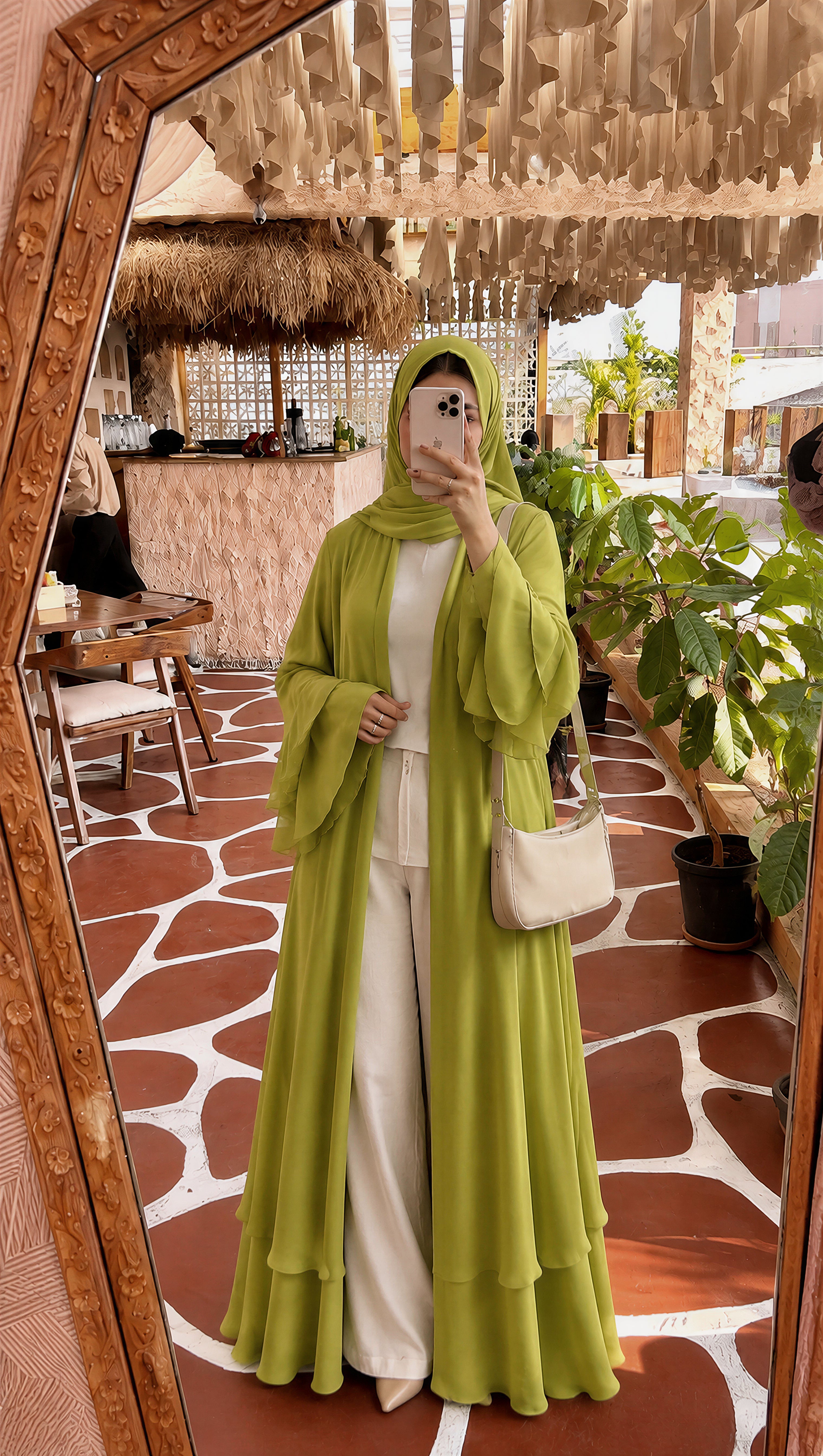 Çift Katlı Abaya