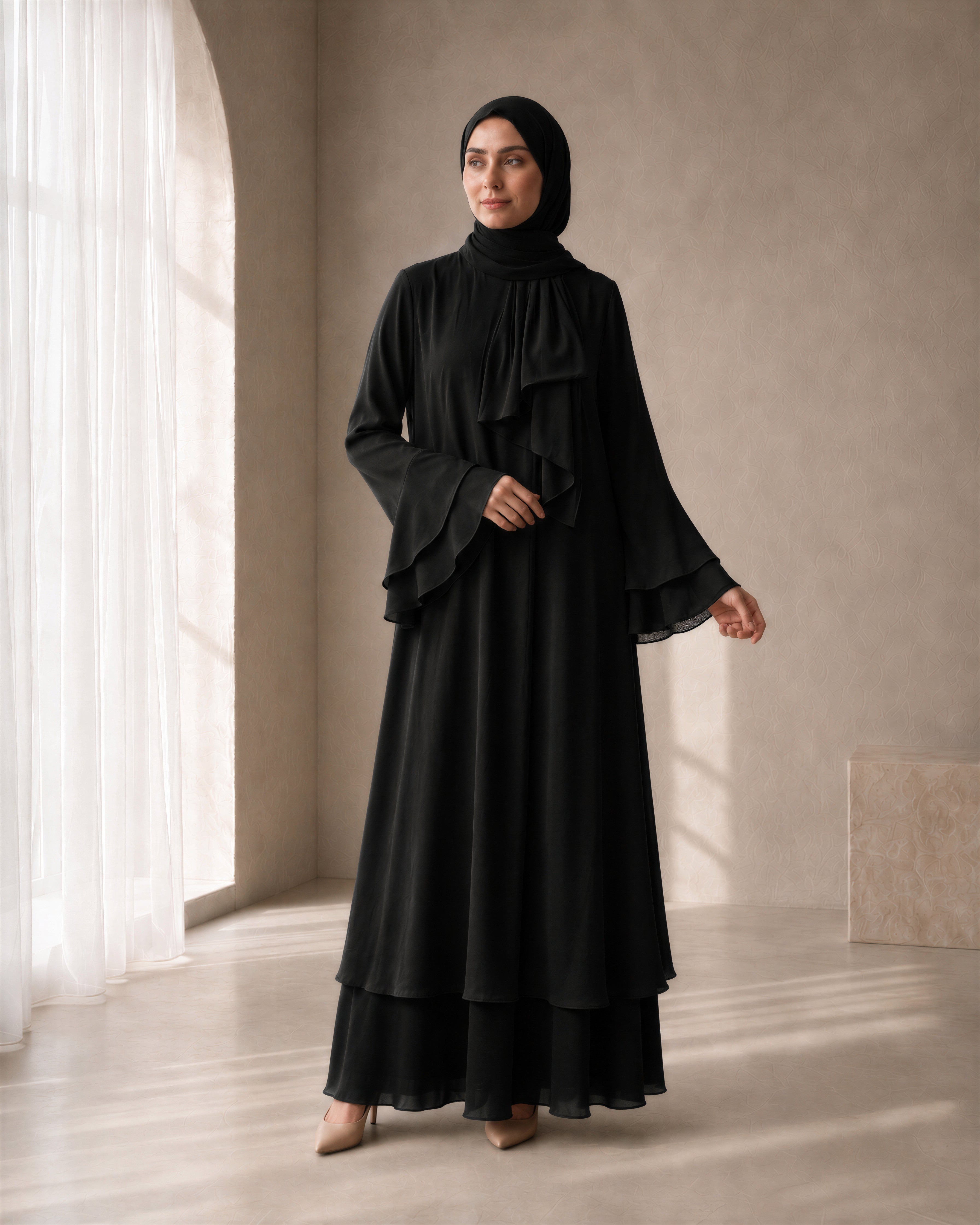 Çift Katlı Abaya