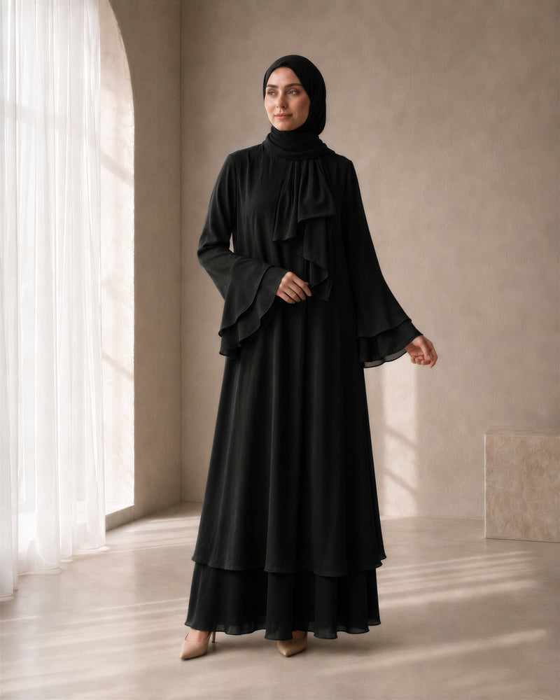Çift Katlı Abaya