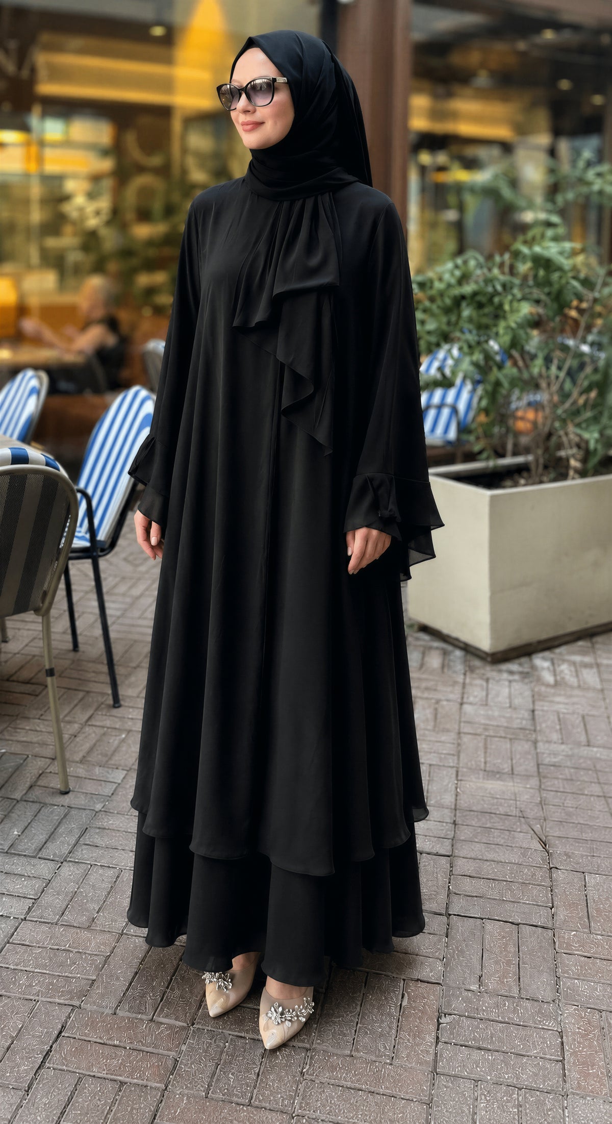 Çift Katlı Abaya