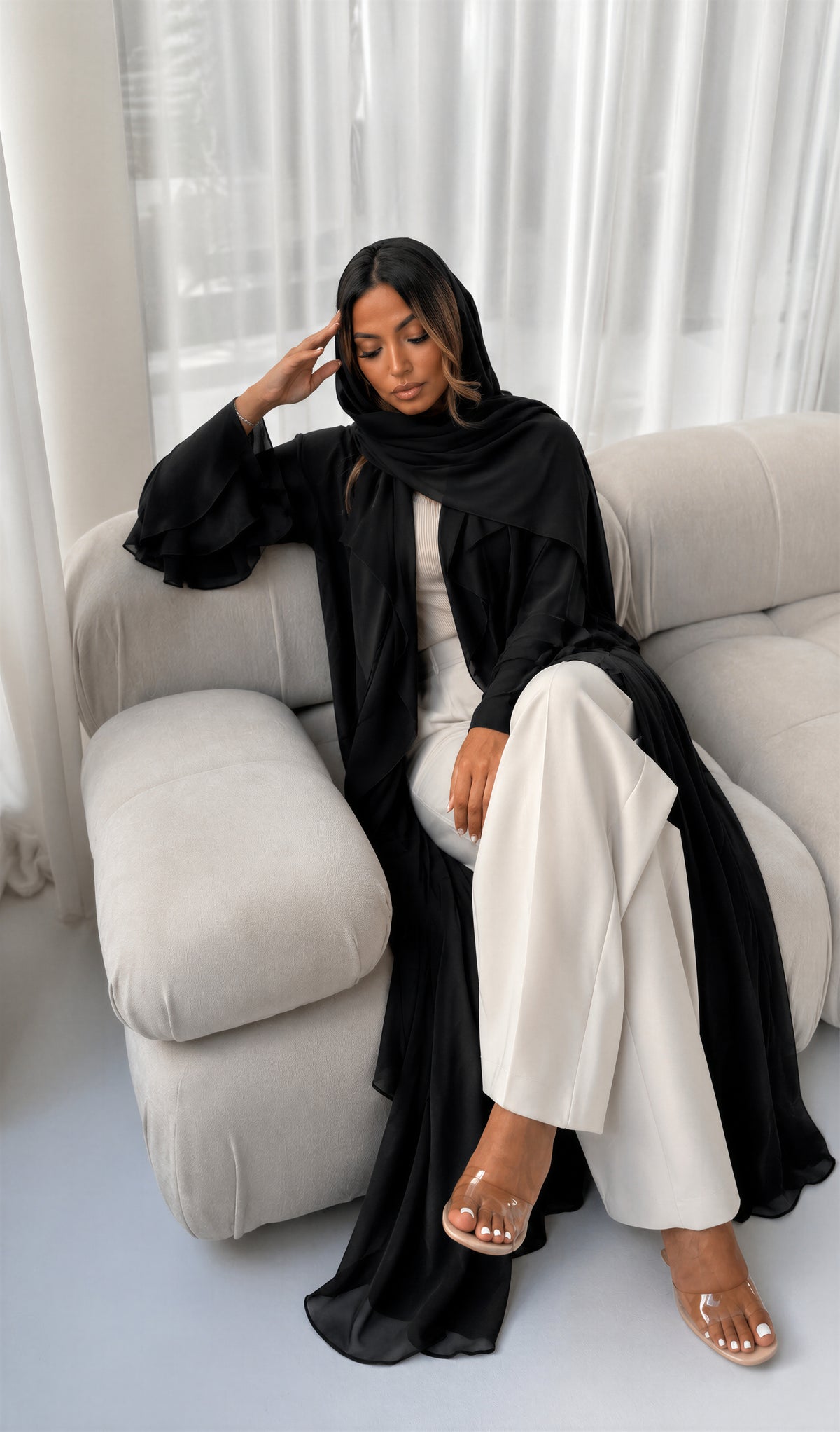 Çift Katlı Abaya