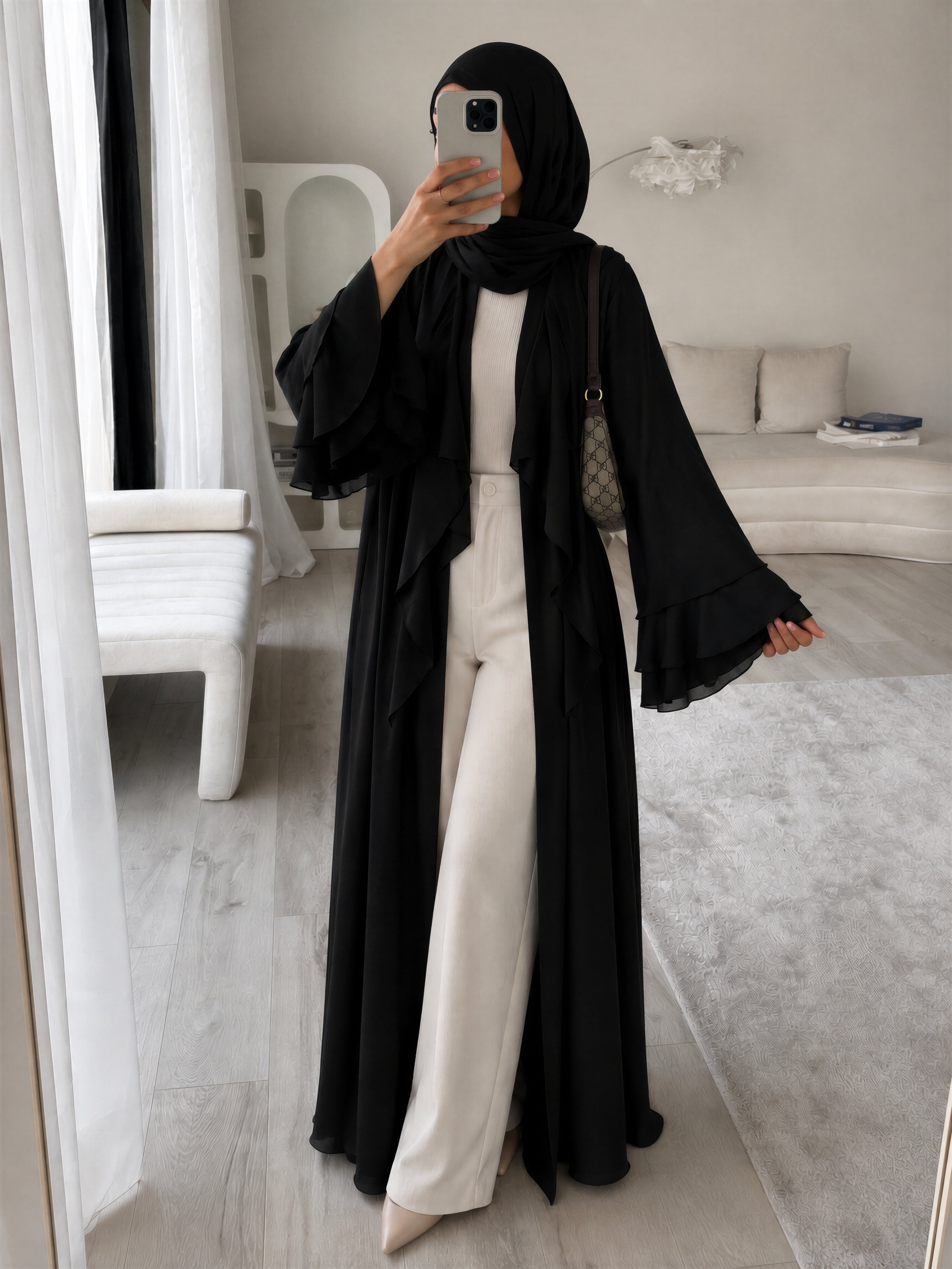 Çift Katlı Abaya